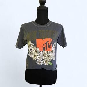MTV Music Television Vintage crop top Size Small